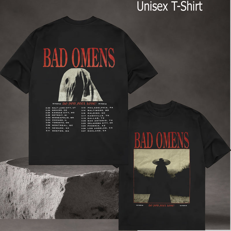 Vintage Bad Omens Do You Feel Love? T-Shirt, Hoodie