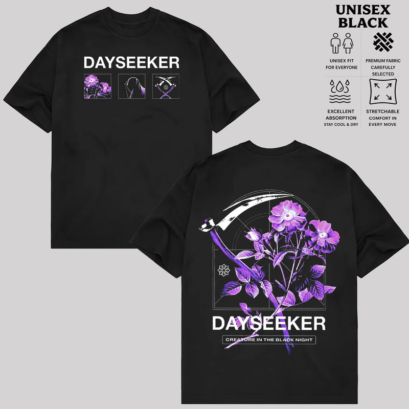 Dayseeker Gothic Floral Graphic T-Shirt & Hoodie
