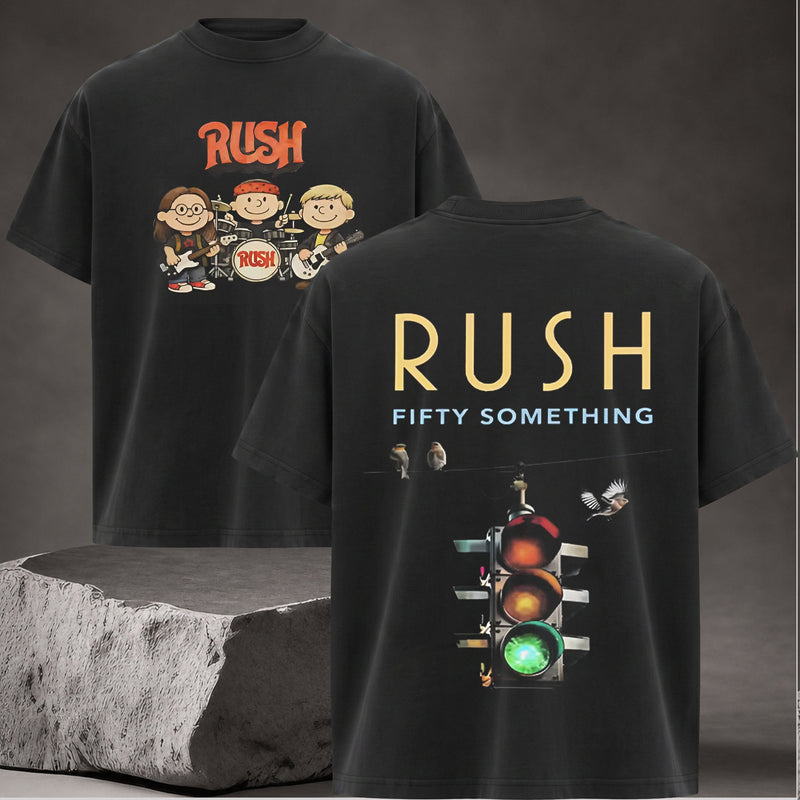 Retro Rush Band Charlie Brown Mashup tour Rock Band T-Shirt & Hoodie