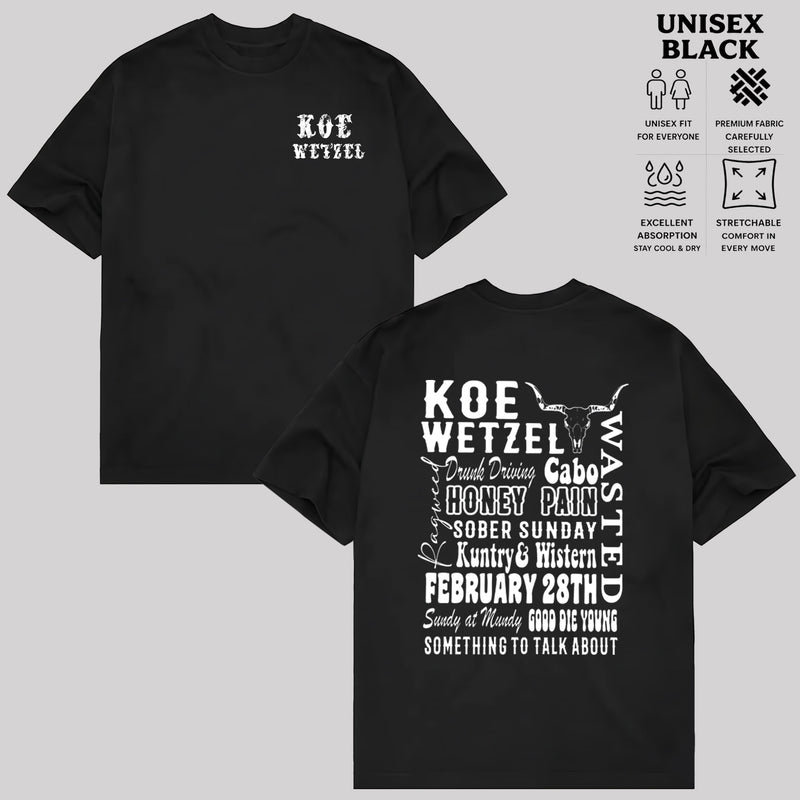 Koe Wetzel Vintage Country Music T-Shirt & Hoodie