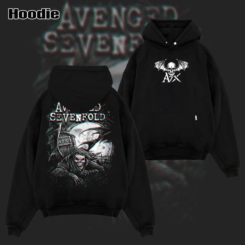 Avenged Sevenfold The Nightmare Is Red Tour  T-shirt & Hoodie