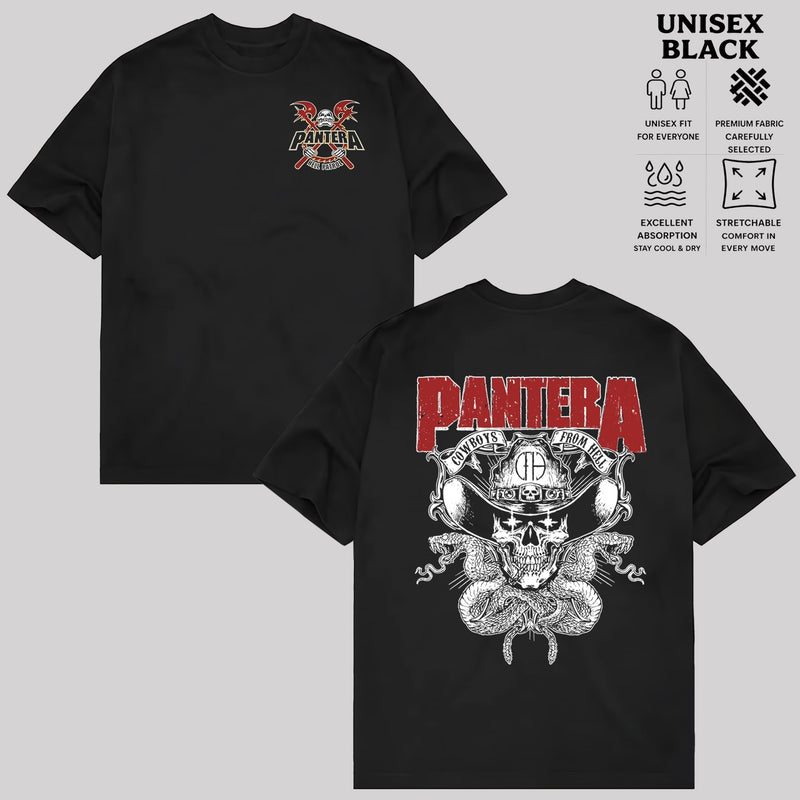 Pantera Cowboys From Hell Skull Graphic T-Shirt & Hoodie