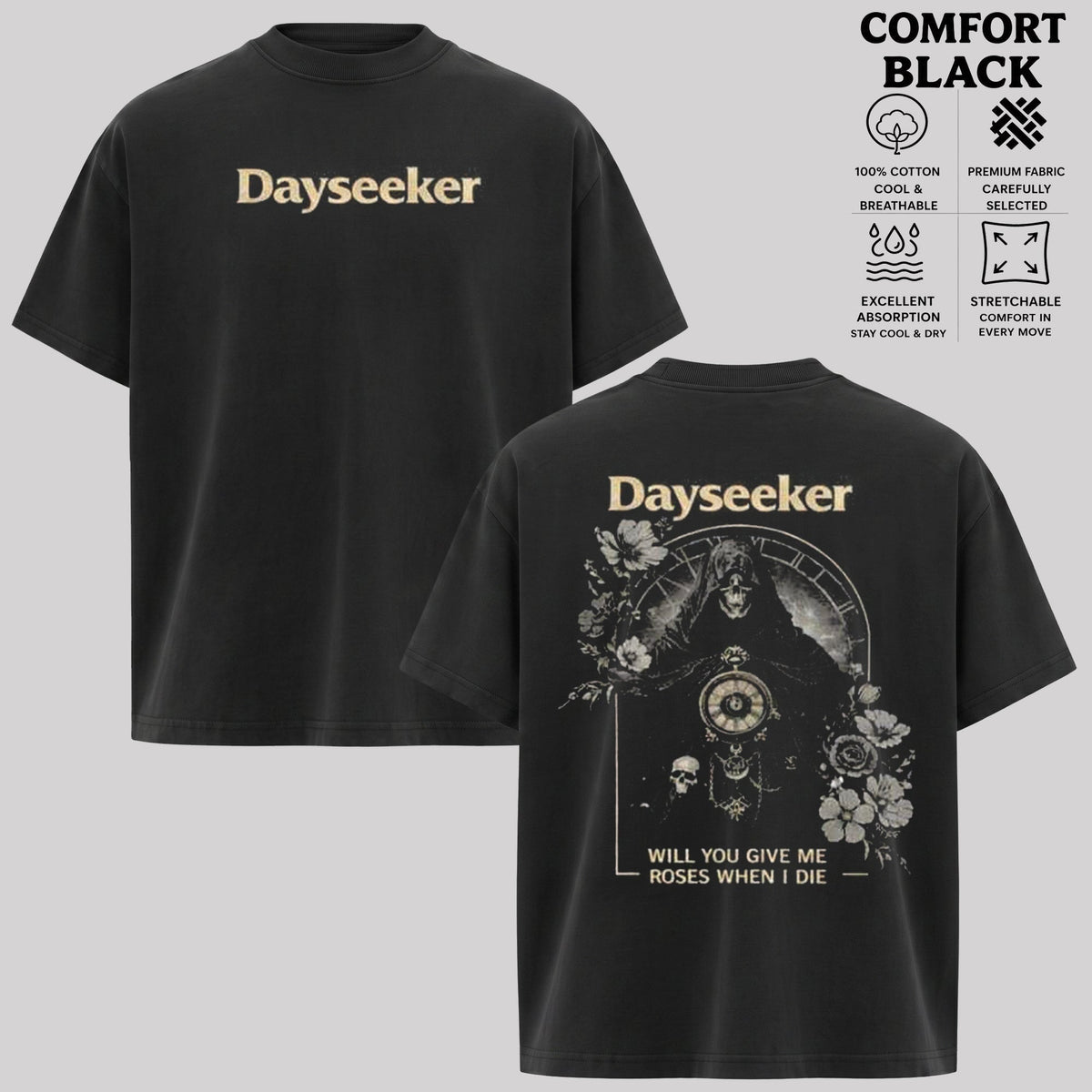 Retro Dayseeker Band Music Concert T-Shirt, Hoodie