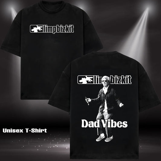 Retro Limp Bizkit "Dad Vibes" Rock Band T-Shirt, Hoodie