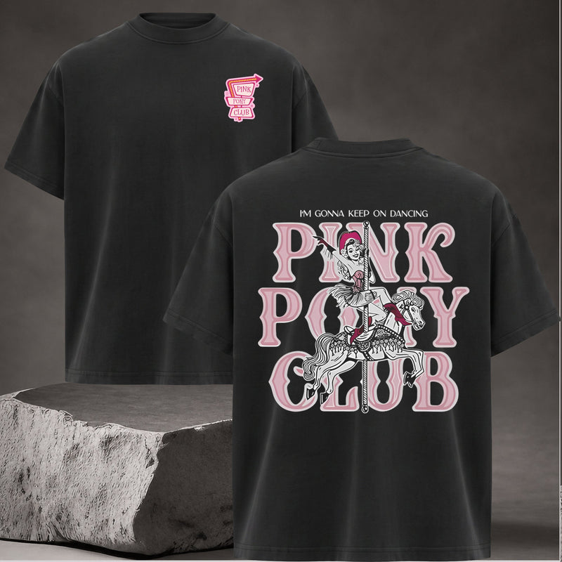 Vintage Pink Pony Club dance-pop new Album 2026 Shirt Band Graphic Tee