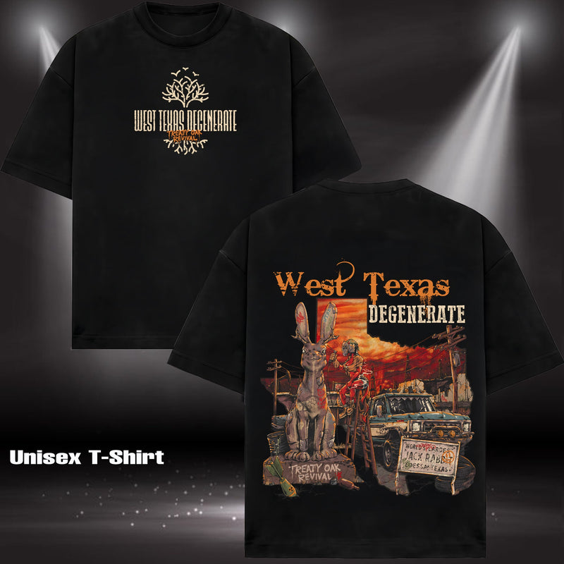 Retro Treaty Oak Revival West Texas Degenerate T-shirt & Hoodie