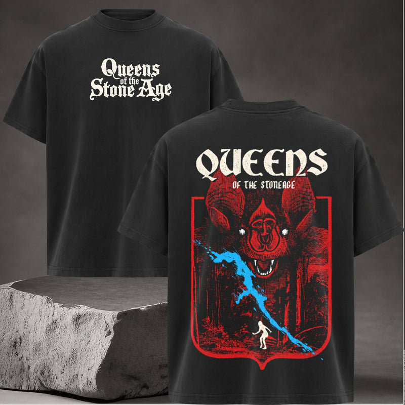 Retro Queens Of The Stone Age Band Shirt