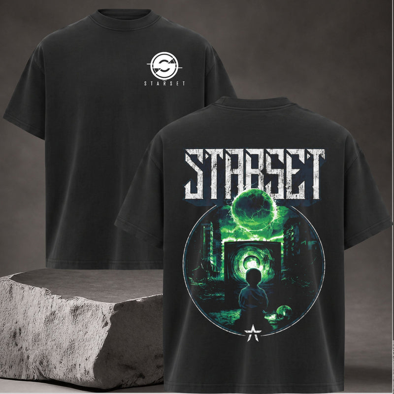 Vintage STARSET Rock Band Tee, Double-Sided Alternative Metal Shirt