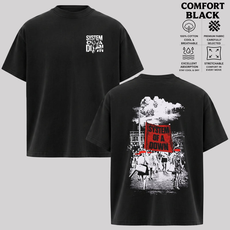 System Of A Down Protest Art T-Shirt & Hoodie