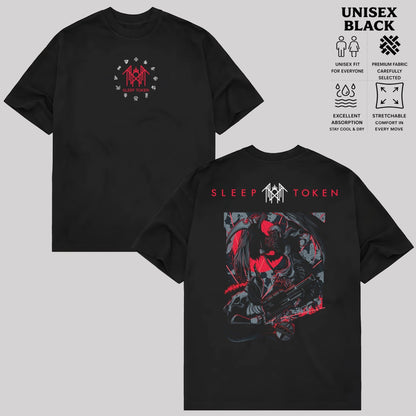 Sleep Token Crimson Reaper Graphic T-Shirt & Hoodie