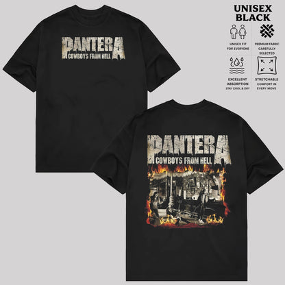 Pantera Double Sided Cowboys From Hell T-Shirt & Hoodie