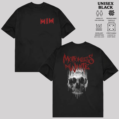Motionless In White Skull Graphic T-Shirt & Hoodie