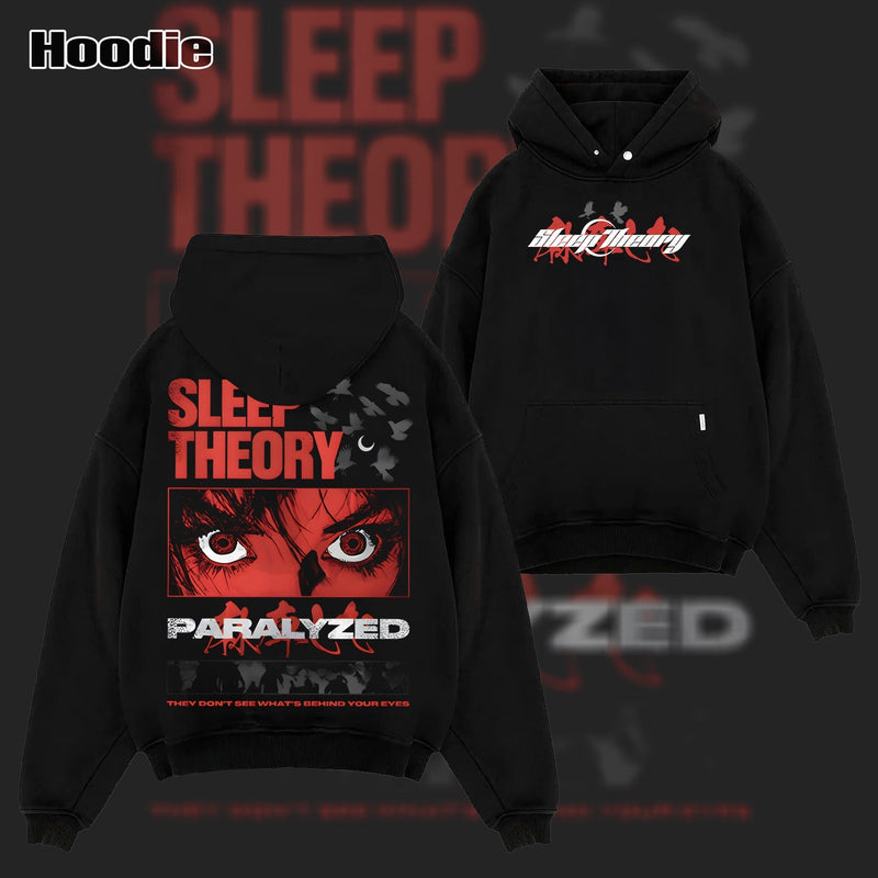 Vintage Sleep Theory Merch Store Paralyzed Anime T-Shirt & Hoodie