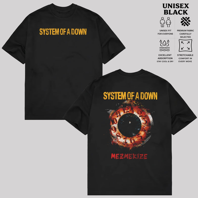 Vintage System Of A Down Mezmerize T Shirt & Hoodie
