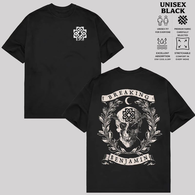 Vintage Breaking Benjamin Band Skull T-shirt & Hoodie