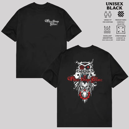Three Days Grace Owl Men's Quick-Drying Sports Tshirt & hoodie