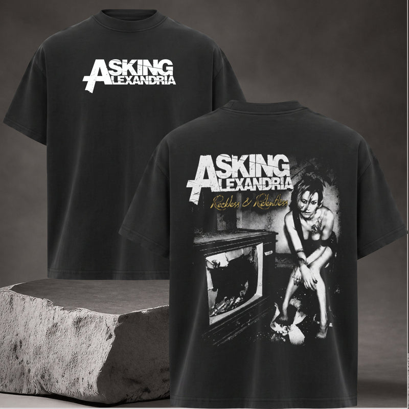 Retro Asking Alexandria T-Shirt, Double-Sided